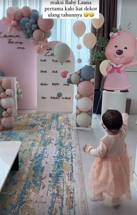 ulang tahun putri Belva Devara (Instagram.com/sabrinaanggraini)