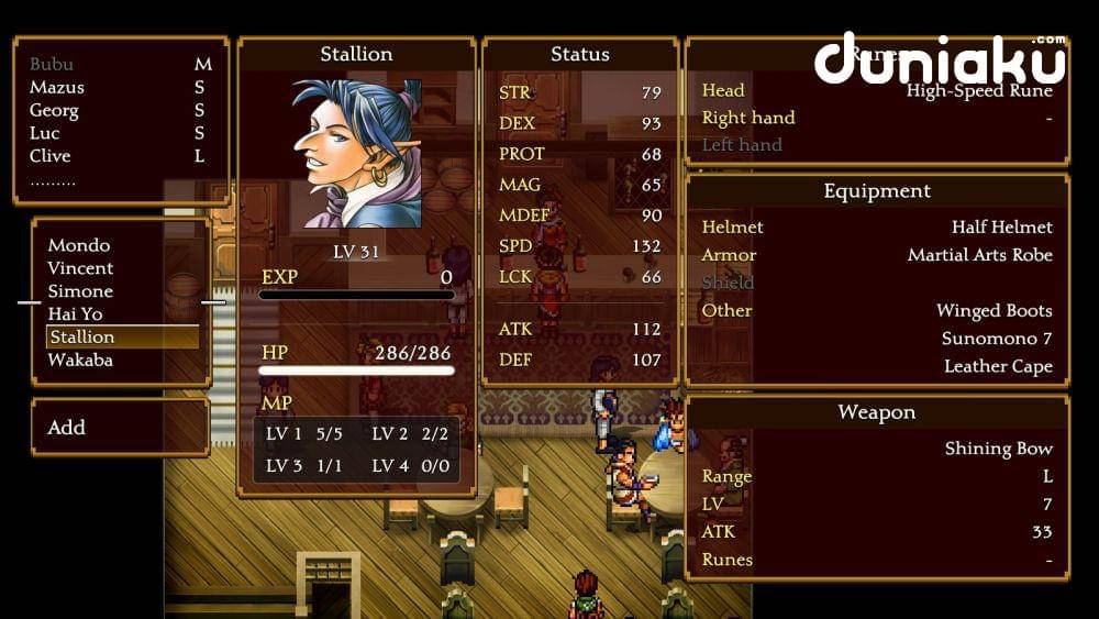 Screenshot Suikoden 2 dari Suikoden I & II HD Remaster, diambil Aditya Daniel. (Duniaku.com/Aditya Daniel, Dok. Konami/Suikoden I & II HD Remaster)