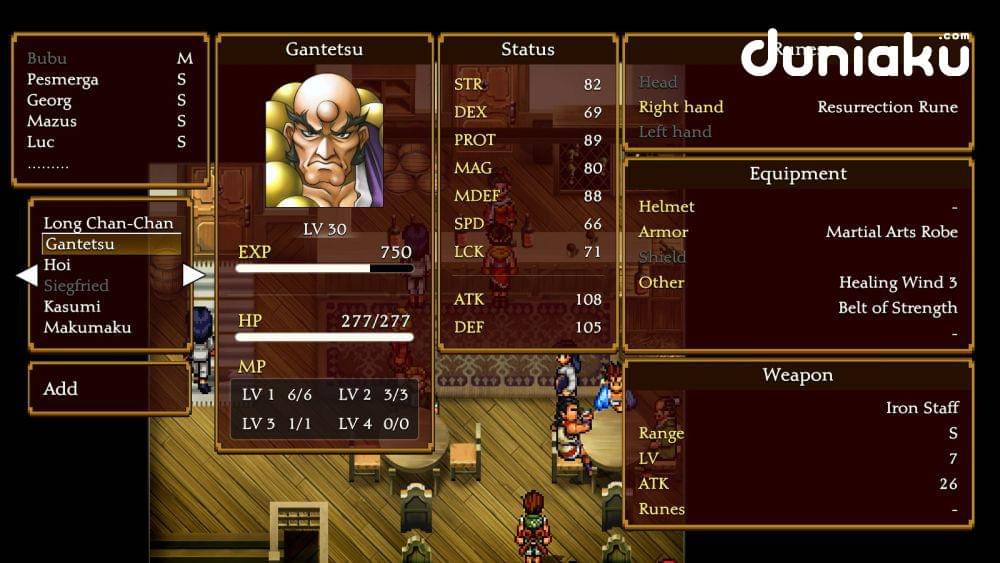 Screenshot Suikoden 2 HD Remaster, diambil Aditya Daniel. (Duniaku.com/Aditya Daniel, Dok. Konami/Suikoden I & II HD Remaster)