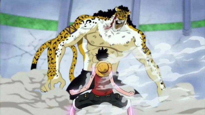 Luffy VS Rob Lucci (dok. Toei Animation/One Piece)