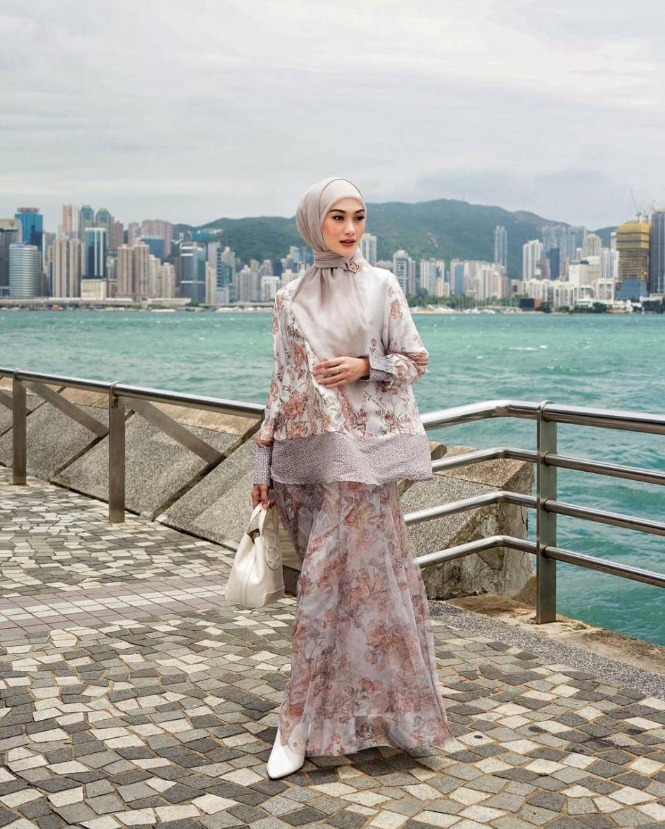 inspirasi outfit Lebaran ala Indah Nada Puspita (instagram.com/indahnadapuspita)