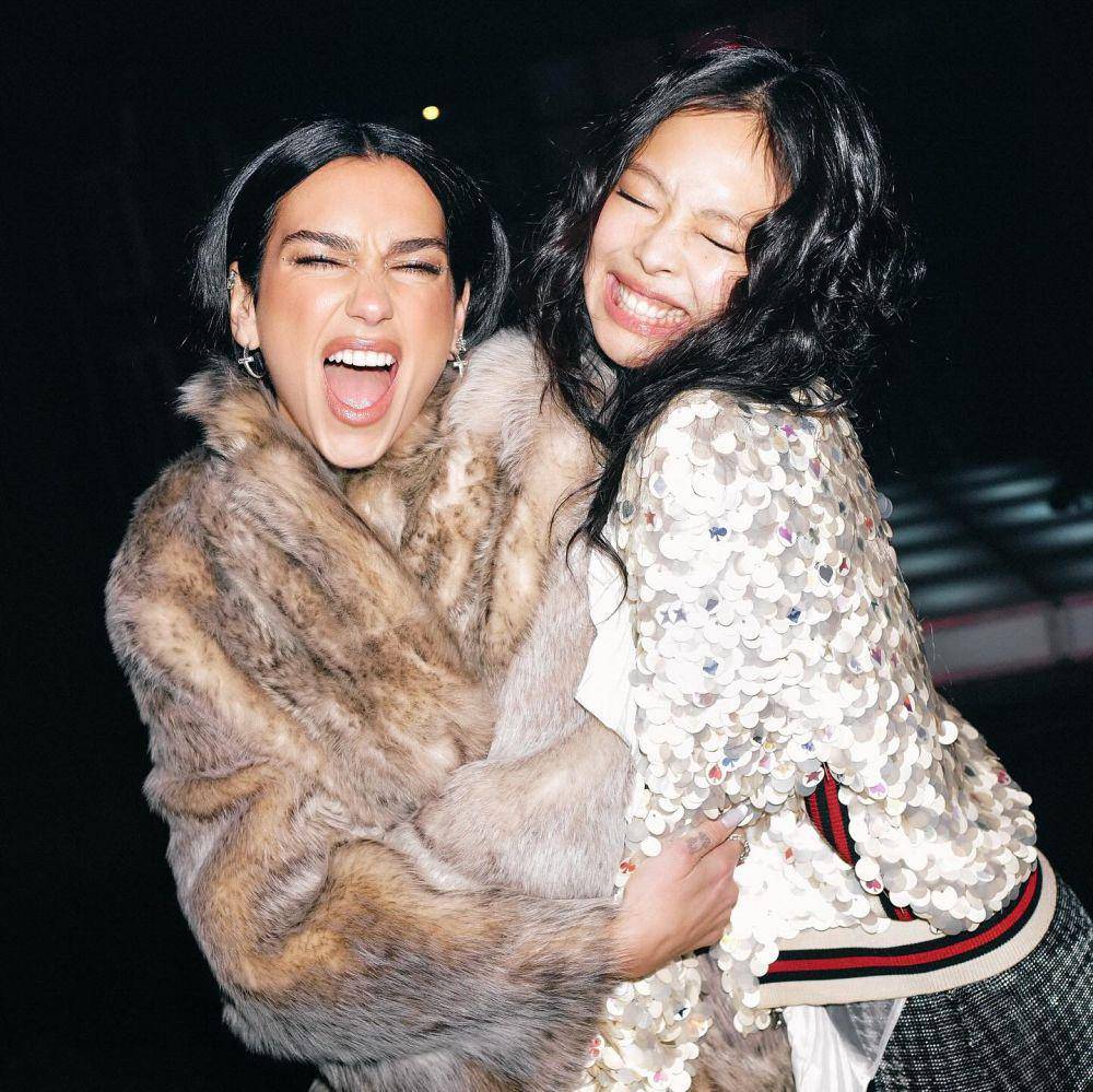 Dua Lipa dan Jennie BLACKPINK (instagram.com/dualipa)