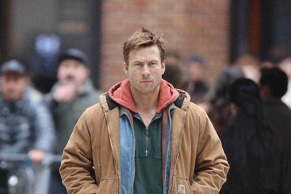 Glen Powell dalam BTS film The Running Man. (dok. Paramount Pictures/The Running Man)