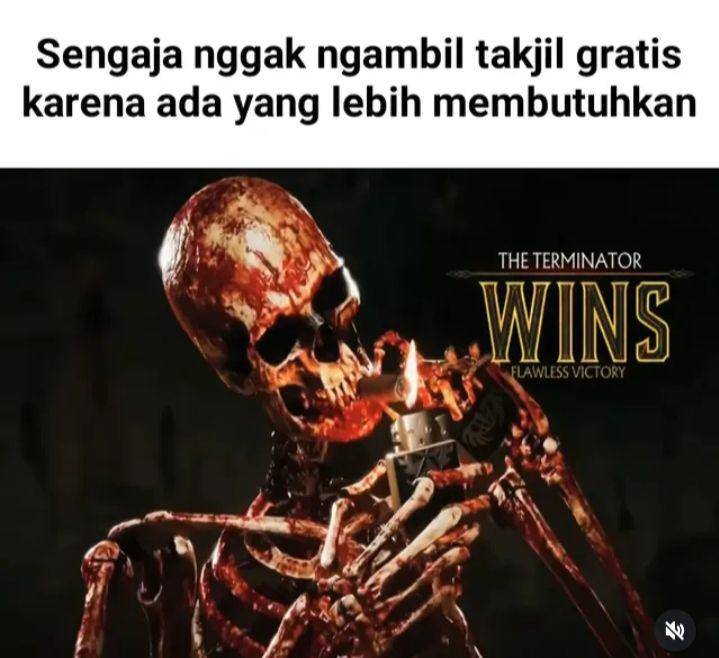 meme takjil gratis (instagram.com/pulaumeme.id)