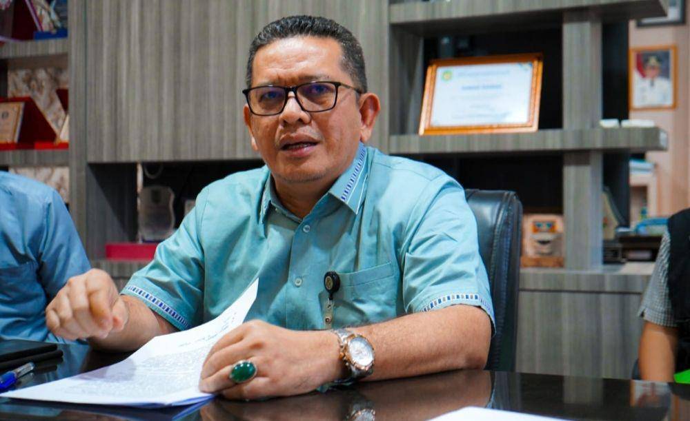 Pihak Dinas Sosial Kota Medan konprensi pers soal viralnya Pemerlu Pelayanan Kesejahteraan Sosial atau PPKS bernama Stephanie (Dok. Diskominfo Medan)