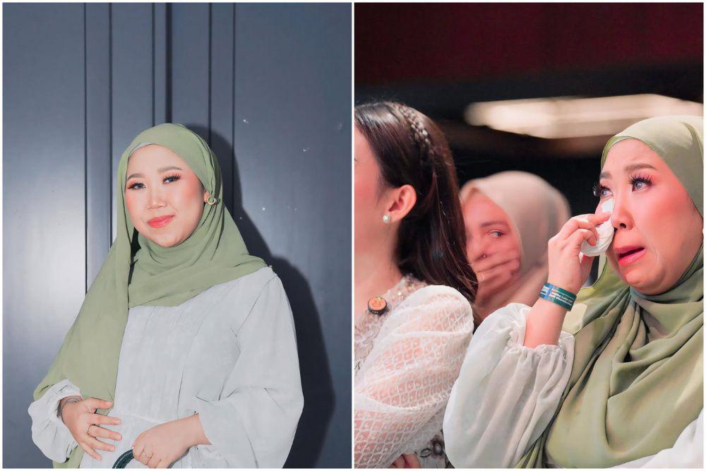 9 Potret Kiky Saputri Datang Kajian setelah Melahirkan