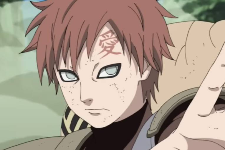 cuplikan karakter Gaara (dok. Pierrot/Naruto Shippuden)