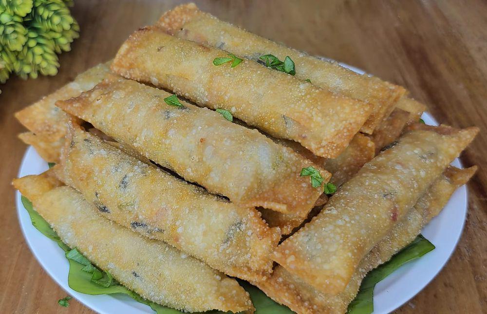 Resep Pangsit Gulung Ayam Jamur, Camilan Lezat untuk Buka Puasa
