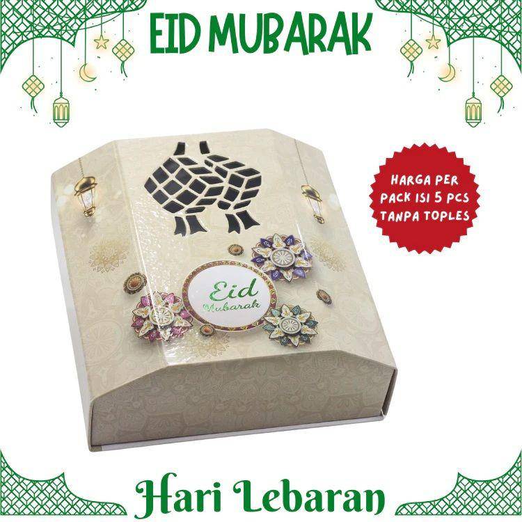 Ilustrasi box hampers Lebaran (Shoope/KotakKueKu)