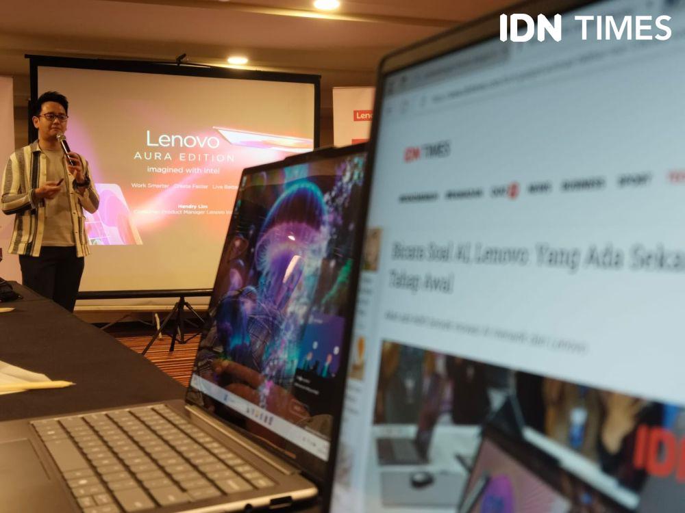Review Lenovo Teknologi AI: Laptop Bagi Kreator Konten Palembang