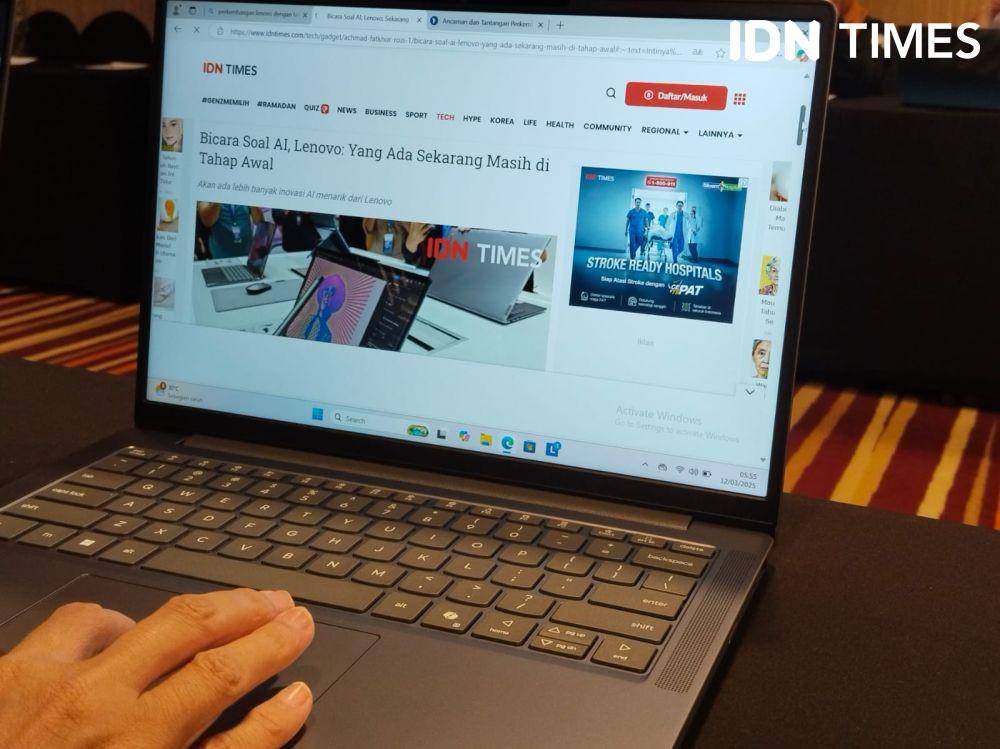 Review Lenovo Teknologi AI: Opsi Laptop Bagi Konten Kreator Palembang