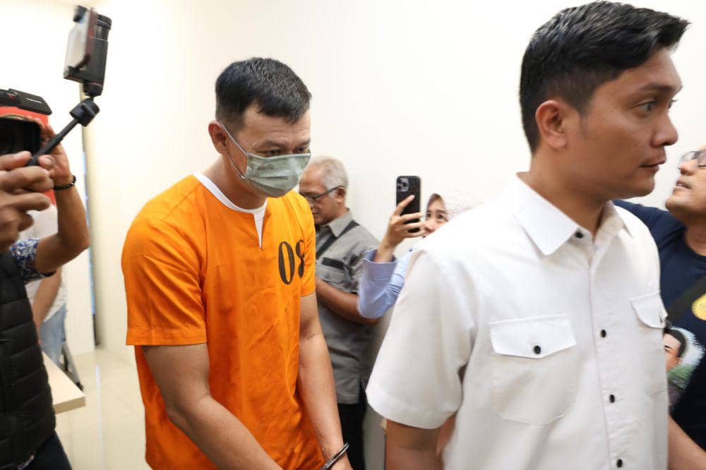 DK, kurir Narkoba yang ditangkap tim opsnal Subdit 1 Direktorat Reserse Narkoba Polda Riau (IDN Times/ Fanny Rizano)