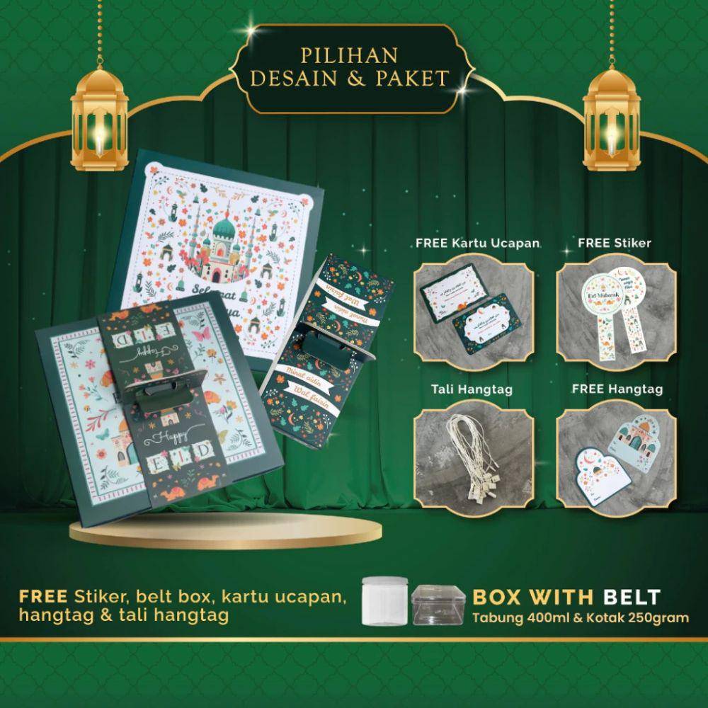 Ilustrasi box hampers Lebaran (Shoope/Prinperpack.id)
