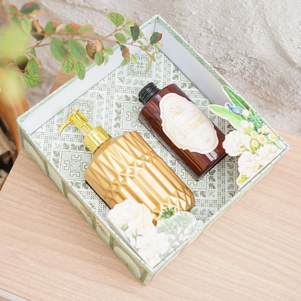 Ilustrasi isi hampers Lebaran (Shoope/The Gift Land Official)