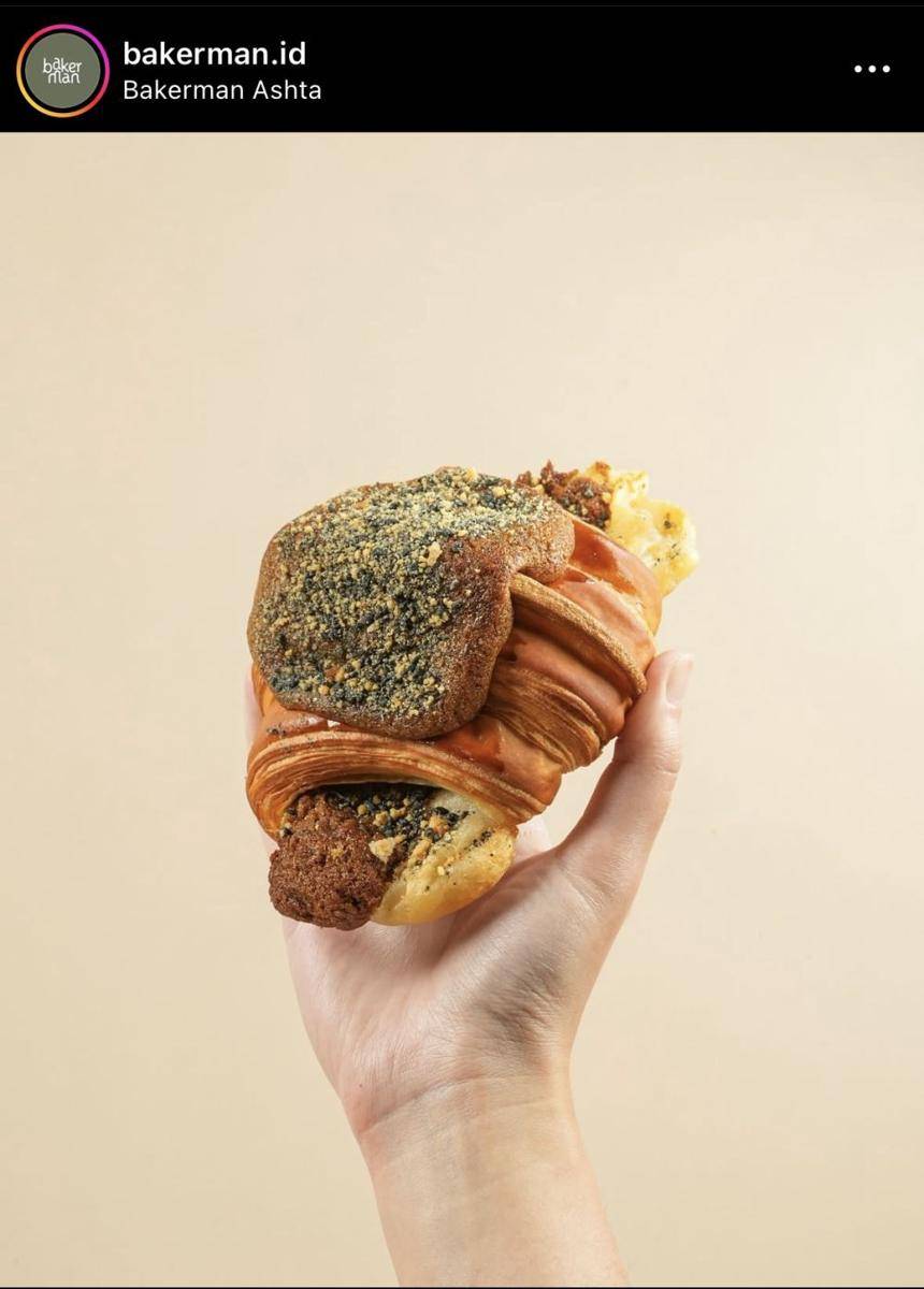 Menu di Bakerman (https://www.instagram.com/bakerman.id/)
