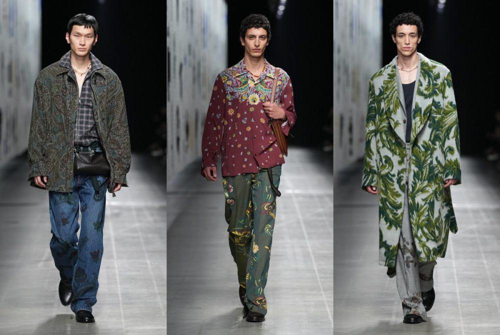 10 Koleksi ETRO di Milan Fashion Week FW25, Boho Chic!