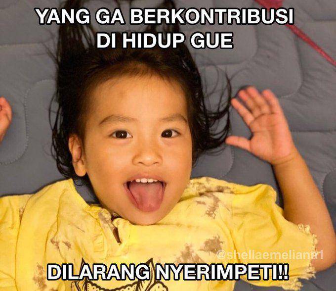 Meme kocak hadapi orang yang petantang-petenteng (x.com/Shellaemeliana1)