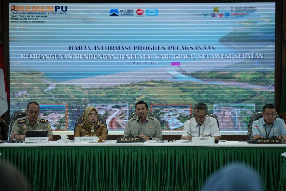 Kejati Sulsel Dukung Percepatan Pembebasan Lahan Bendungan Jenelata