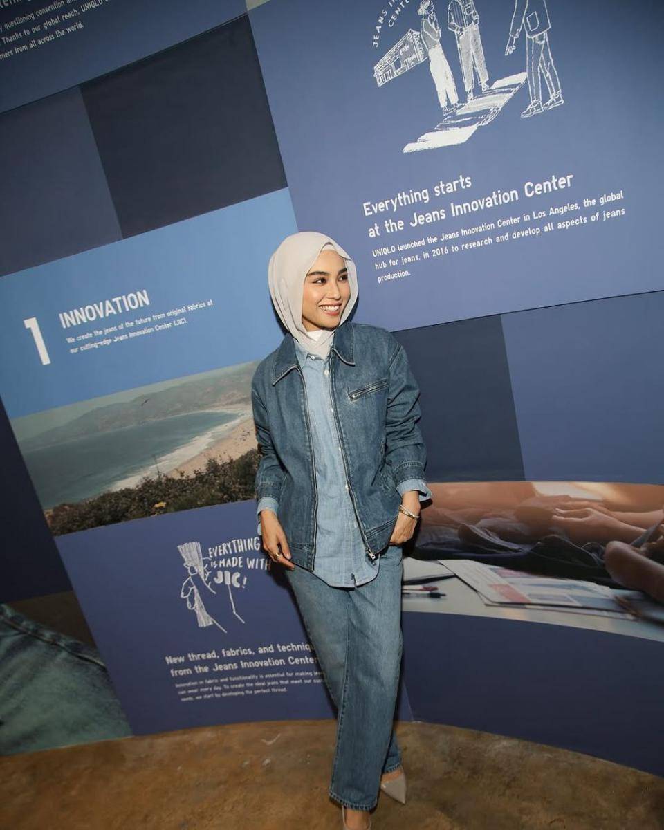 potret ide outfit bukber kasual serba hijab pashmina dan turban ala Sharifah Rose (instagram.com/sharifahrose_)