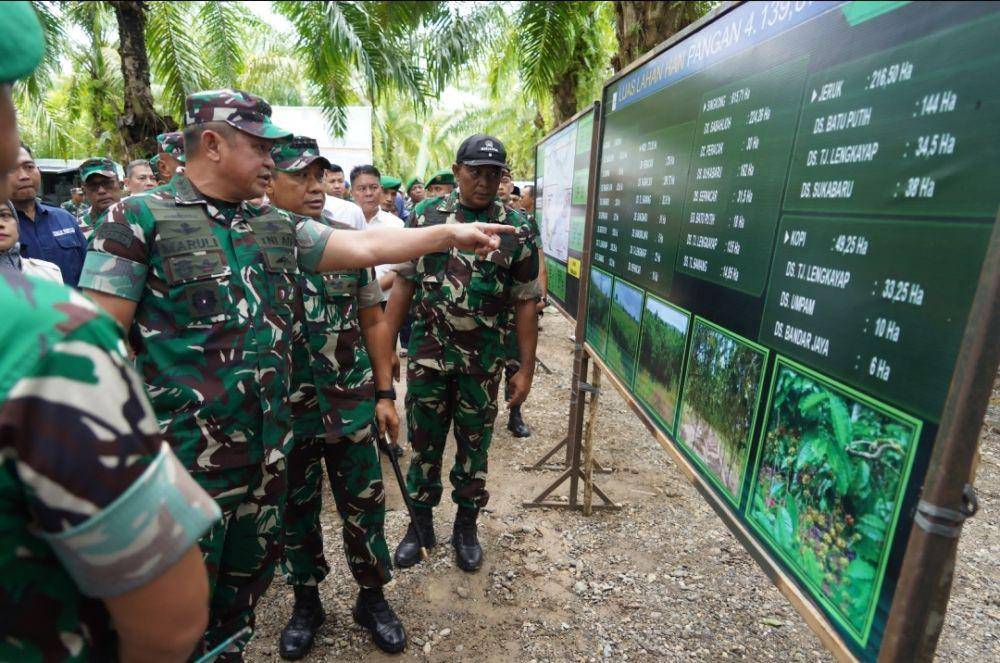 Kepala Staf TNI Angkatan Darat (KSAD), Jenderal Maruli Simanjuntak di Batujajar. (Dokumentasi Penerangan TNI AD)