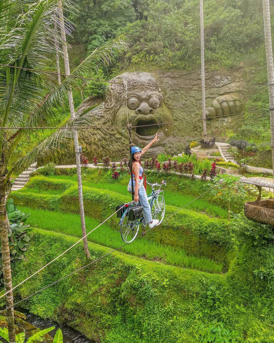 sky bike di Alas Harum Bali (instagram.com/alasharumbali)