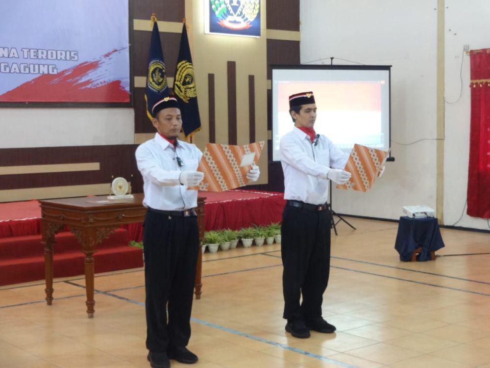 Dua Narapidana Terorisme di Lapas Tulungagung Lakukan Ikrar Setia NKRI