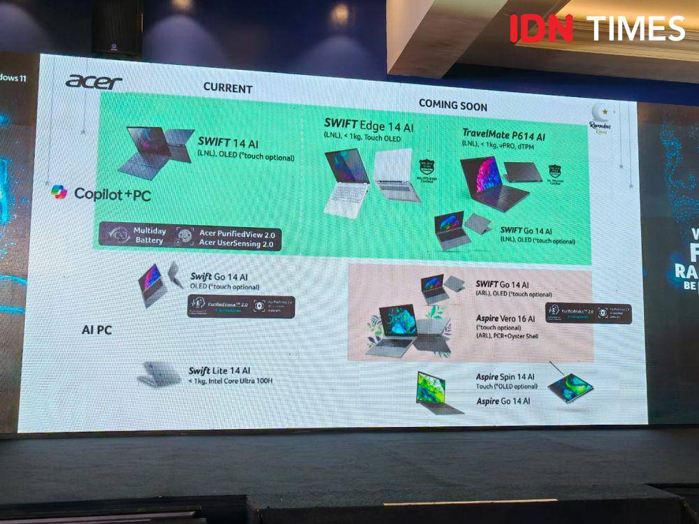 Worry Free Be Happy Acer Indonesia (IDN Times/Fatkhur Rozi)