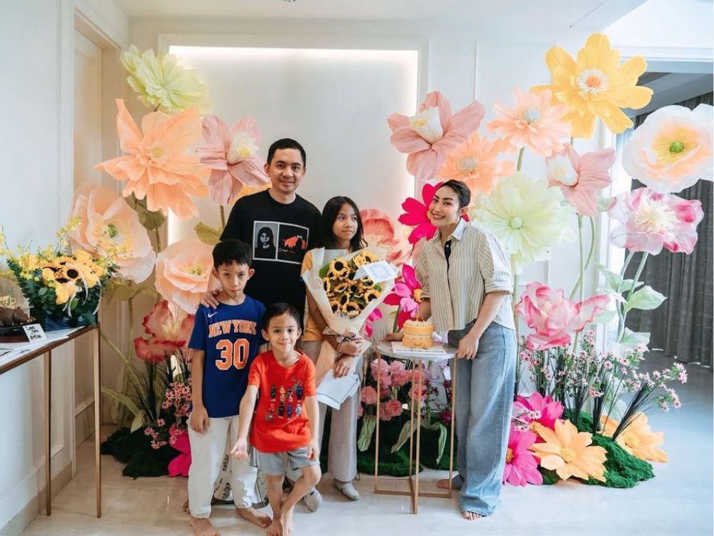 Potret Kejutan Ulang Tahun ke-12 Aqilah, Putri Ayu Dewi
