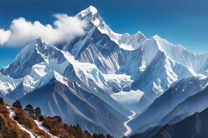 Gunung Kangchenjunga, gunung tertinggi di dunia yang sulit didaki. (Pinterest/Marvels of Nature)