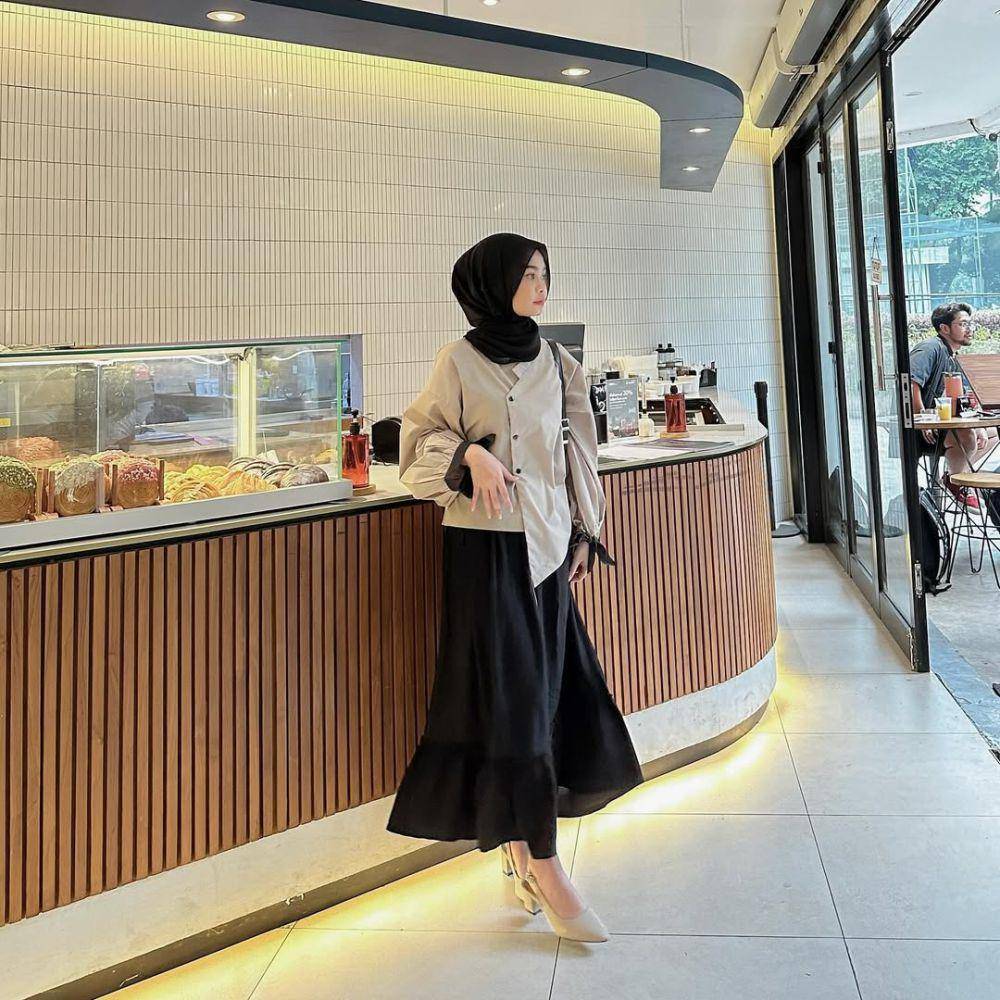 referensi baju lebaran ala Nola Clara (instagram.com/nolaclr.a)
