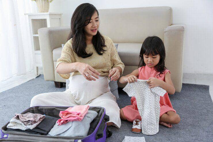 Ilustrasi packing lebaran bareng anak (freepik.com/odua)