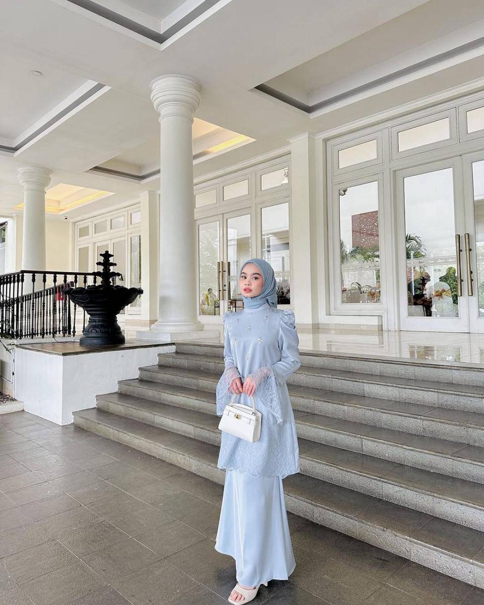 referensi baju lebaran ala Nola Clara (instagram.com/nolaclr.a)