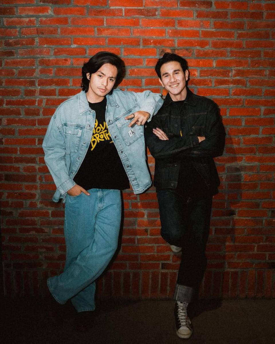 mix and match t-shirt ala Angga Yunanda (instagram.com/angga)