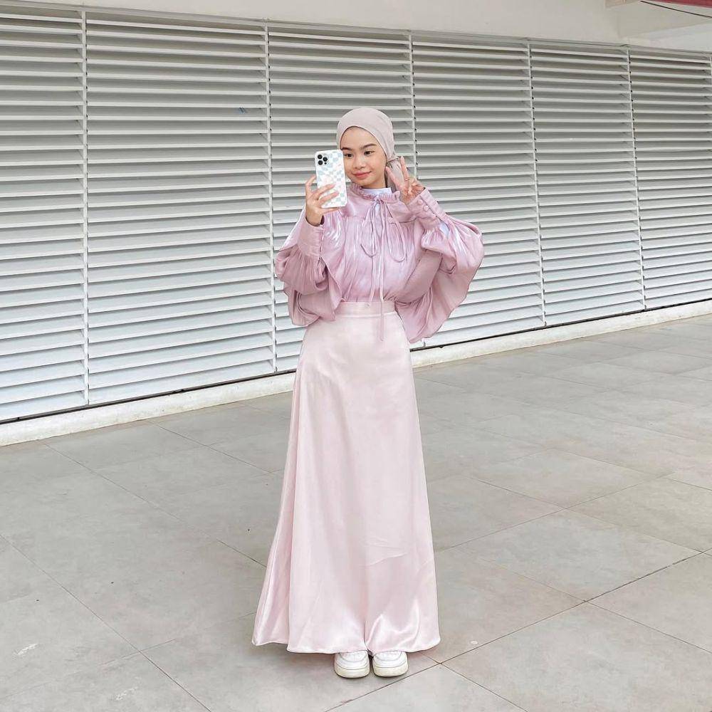 referensi baju lebaran ala Nola Clara (instagram.com/nolaclr.a)