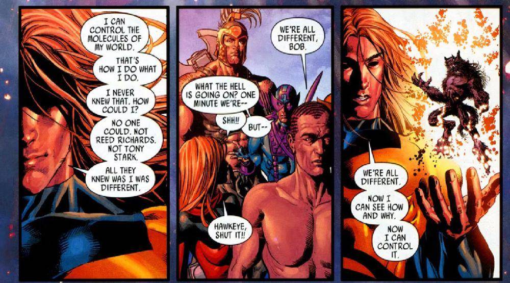 Sentry pamerkan kekuatan manipulasi molekul (dok. Marvel Comics/Dark Avengers)