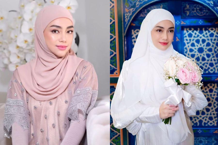 7 Gaya Hijab Celine Evangelista, Anggun dan Elegan!