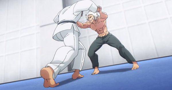 Ma Dongwook sparring dengan Baek Yoonho