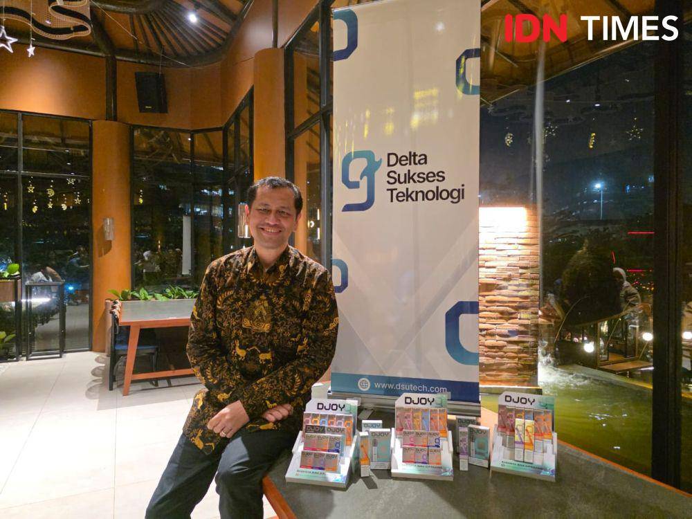 Harold Hutabarat, Commercial Director PT Delta Sukses Teknologi. 12 Maret 2025. (IDN Times/M. Tarmizi Murdianto)