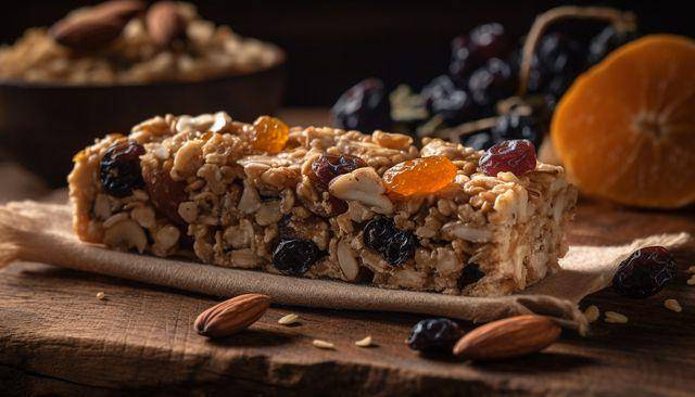 Ilustrasi granola bar (vecteezy.com/Andres Ramos)