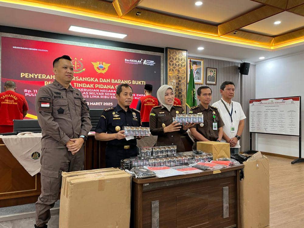 Bea Cukai Gagalkan Penyelundupan Rokok Ilegal Rp17 M via Merak