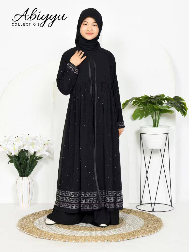 baju lebaran anak (shopee.co.id/Gamis Abaya Anak dan Dewasa)
