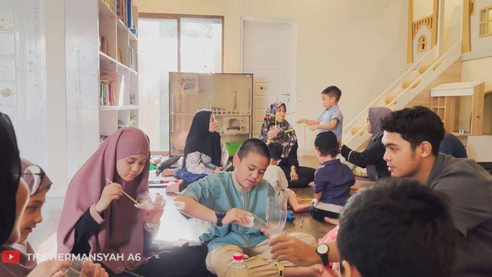 anak artis ikut pesantren kilat (YouTube.com/The Hermansyah A6)