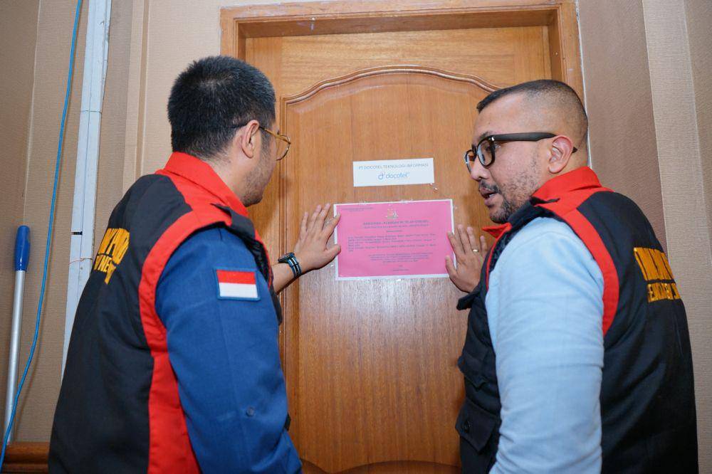 Kejari Jakpus menggeledah kantor Komdigi terkait kasus korupsi PDSN (dok. Humas Kejari Jakpus)