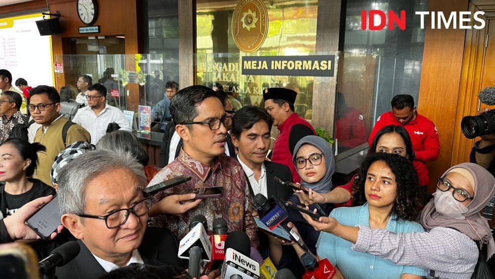 Kuasa hukum Hasto Kristiyanto, Febri Diansyah (IDN Times/Ilman Nafi'an)
