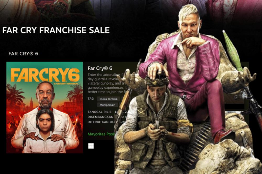 7 Rekomendasi Diskon Game Far Cry di Steam Spring Sale 2025