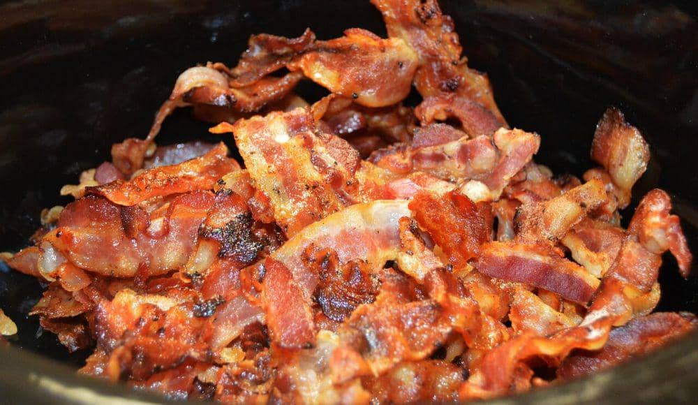 Potret daging bacon