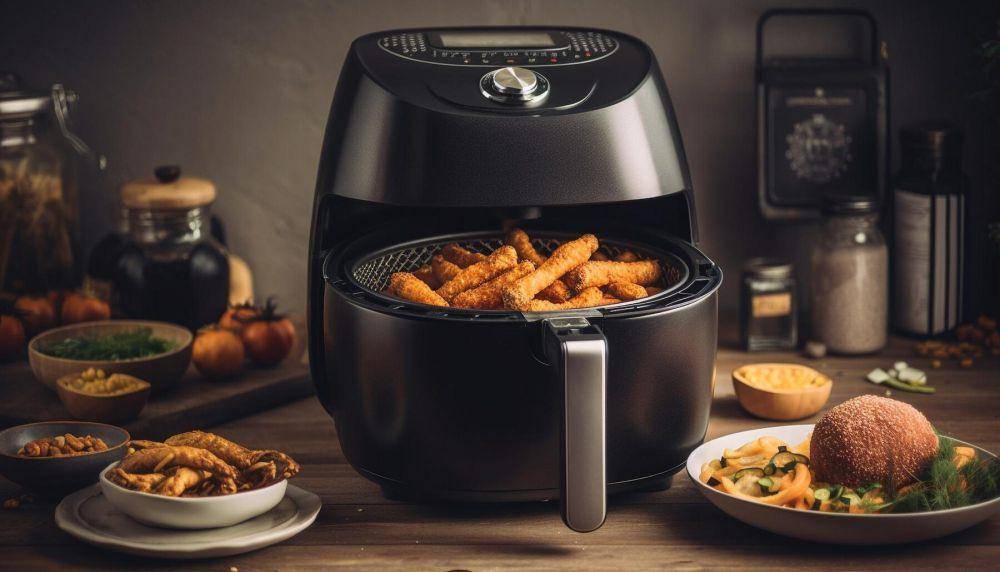 ilustrasi air fryer mini (freepik.com/vecstock)