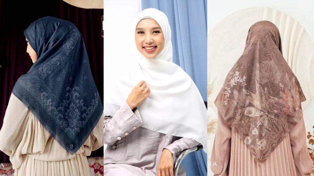 8 Hijab untuk Baju Warna Powder Blue, Suka yang Polos atau Bermotif?