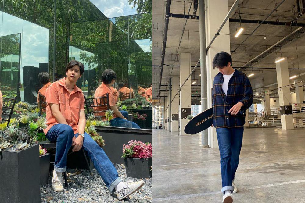 7 Ide OOTD Pakai Blue Jeans ala Aktor Sing Harit, Timeless Charm!