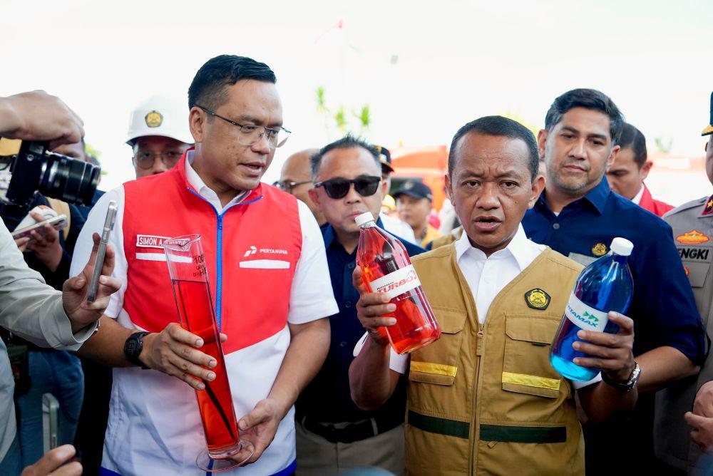 Bersama Menteri ESDM, Dirut Pertamina Tinjau Pasokan BBM di Banten